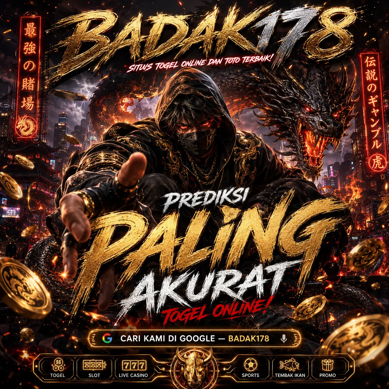 BADAK178 > Portal Login Situs Toto & Bandar Togel Online Dengan Diskon Fantastis Semua Pasaran
